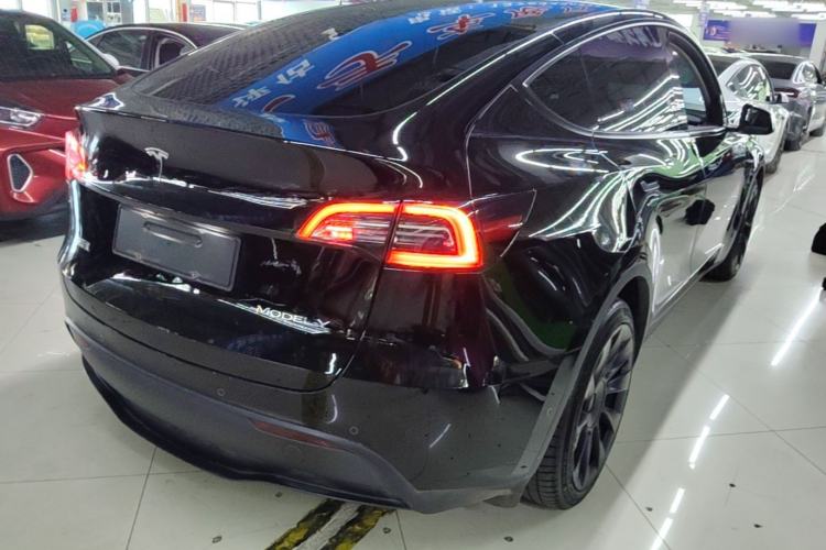 Used Tesla Model Y 2022 Revised Version Long-Range All-Wheel Drive Rear Right 45 Deg