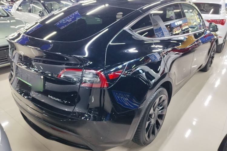 Used Tesla Model Y 2022 Revised Version Rear-Wheel Drive Rear Right 45 Deg