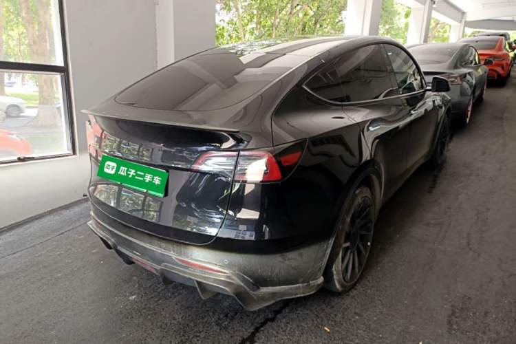 Used Tesla Model Y 2022 Revised Version Rear-Wheel Drive Rear Right 45 Deg