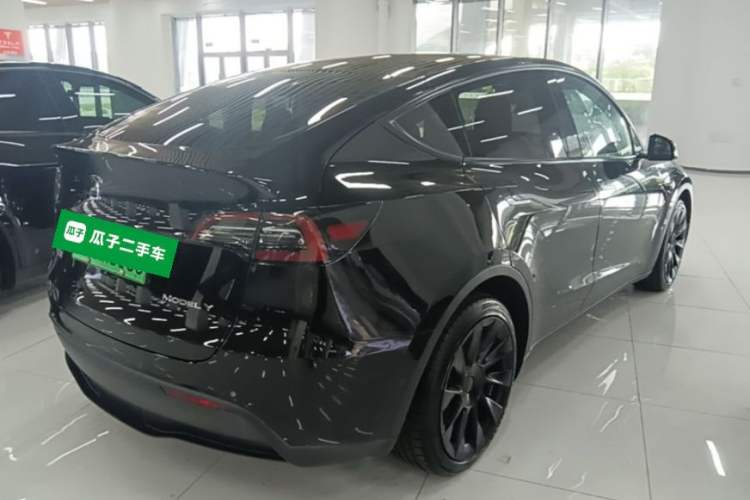 Used Tesla Model Y 2022 Revised Version Long-Range All-Wheel Drive Rear Right 45 Deg