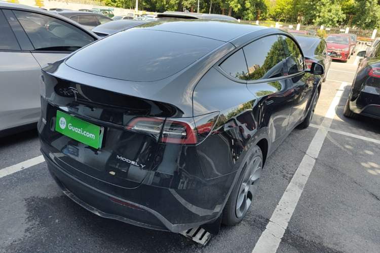 Used Tesla Model Y 2022 Revised Version Rear-Wheel Drive Rear Right 45 Deg