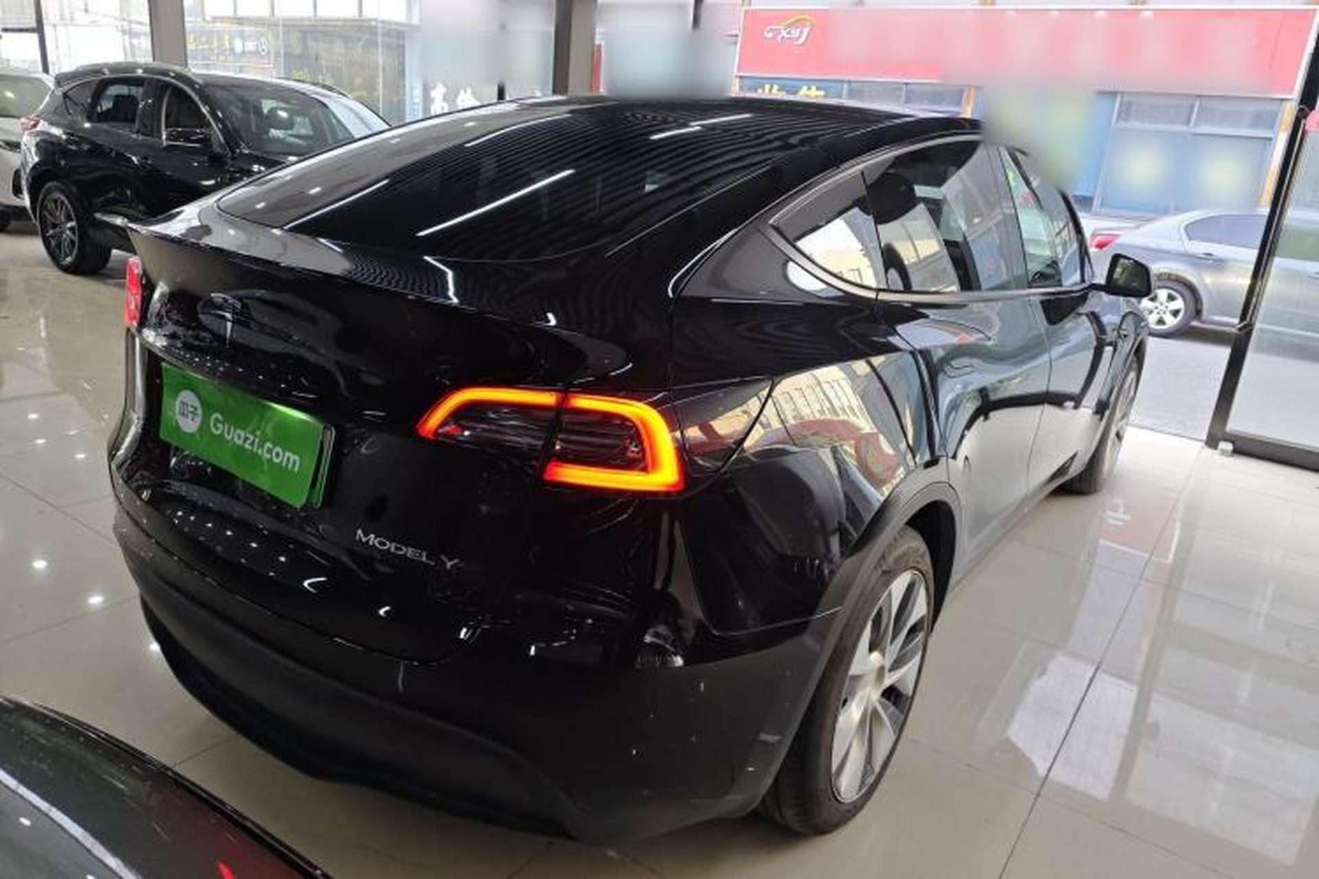 Used Tesla Model Y 2022 Revised Version Long-Range All-Wheel Drive Rear Right 45 Deg
