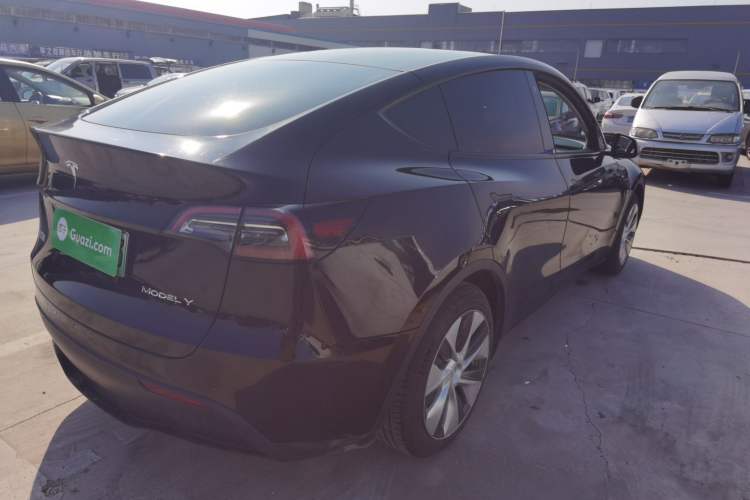 Used Tesla Model Y 2022 Revised Version Rear-Wheel Drive Rear Right 45 Deg