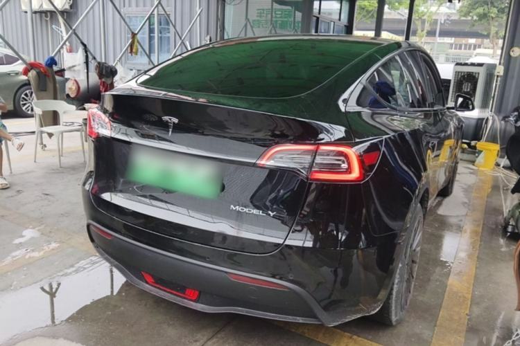 Used Tesla Model Y 2022 Revised Version Long-Range All-Wheel Drive Rear Right 45 Deg