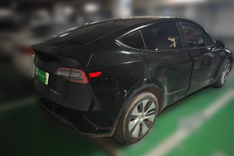 Used Tesla Model Y 2022 Revised Version Rear-Wheel Drive Rear Right 45 Deg