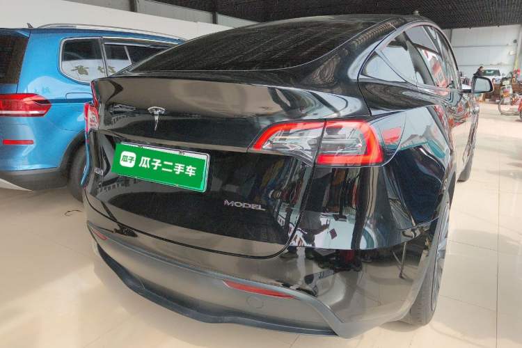 Used Tesla Model Y 2022 Revised Version Rear-Wheel Drive Rear Right 45 Deg