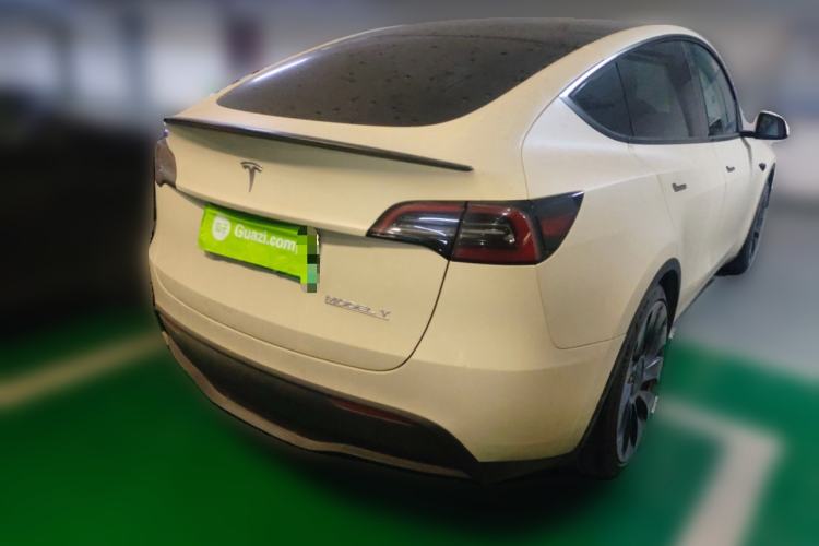 Used Tesla Model Y 2022 Performance High-Performance All-Wheel-Drive Version Rear Right 45 Deg