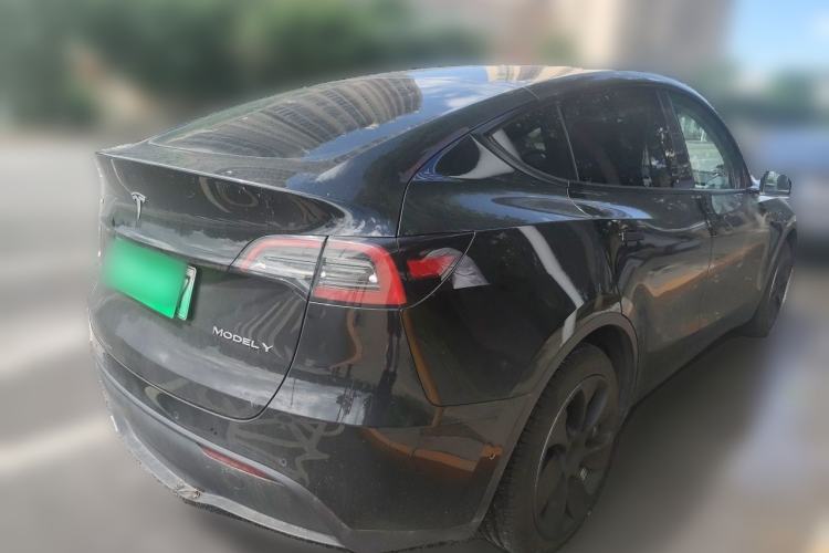 Used Tesla Model Y 2022 Revised Version Long-Range All-Wheel Drive Rear Right 45 Deg