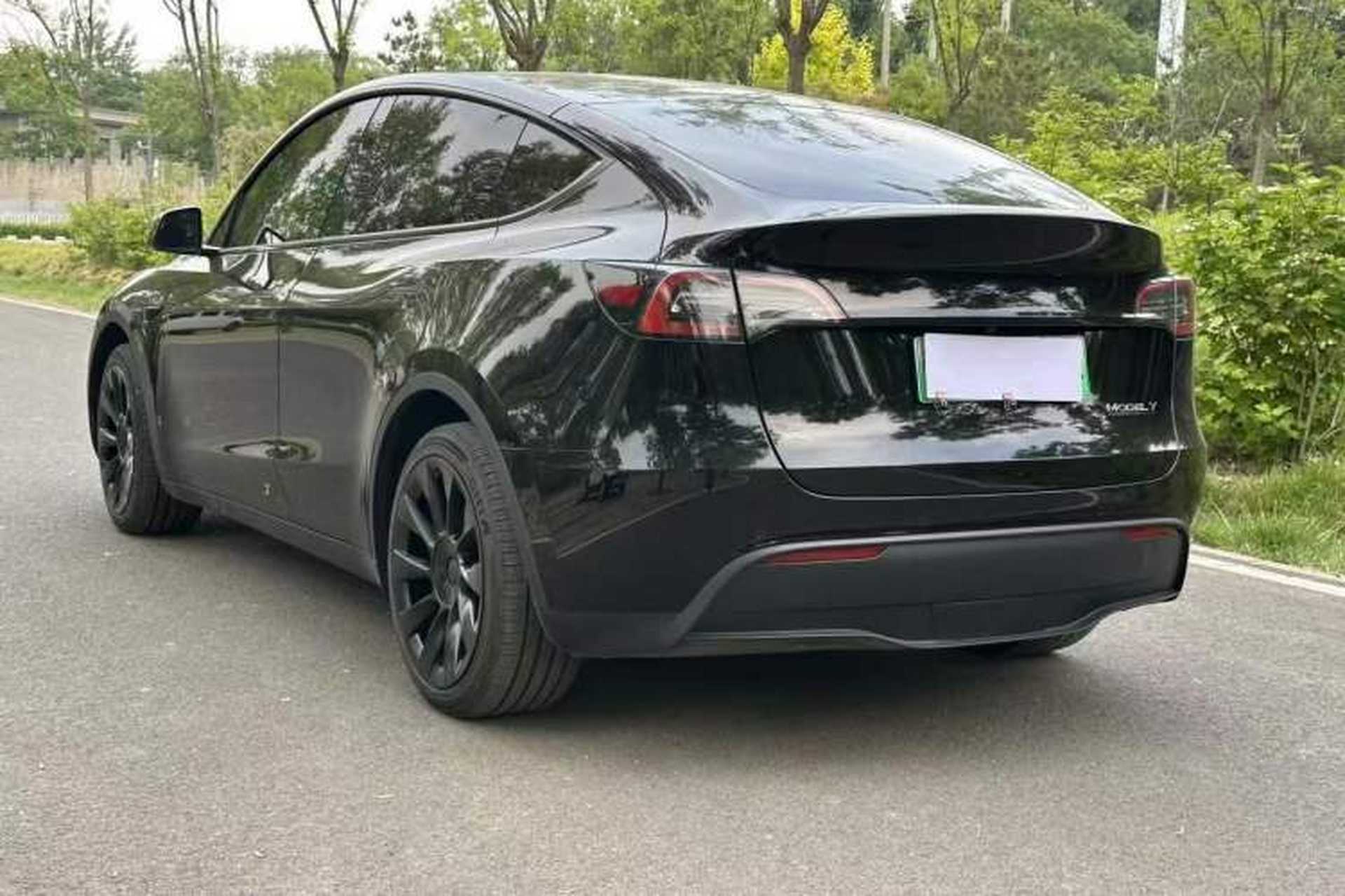 Used Tesla Model Y 2022 Revised Version Long-Range All-Wheel Drive Rear Right 45 Deg