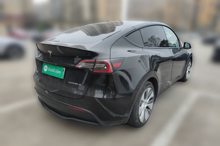 Used Tesla Model Y 2022 Revised Version Rear-Wheel Drive Rear Right 45 Deg