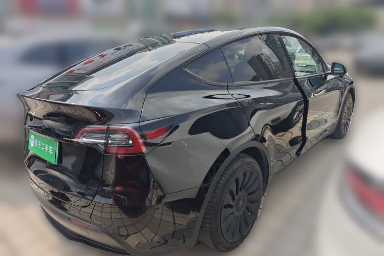 Used Tesla Model Y 2022 Revised Version Rear-Wheel Drive Rear Right 45 Deg