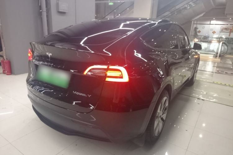 Used Tesla Model Y 2022 Revised Version Long-Range All-Wheel Drive Rear Right 45 Deg
