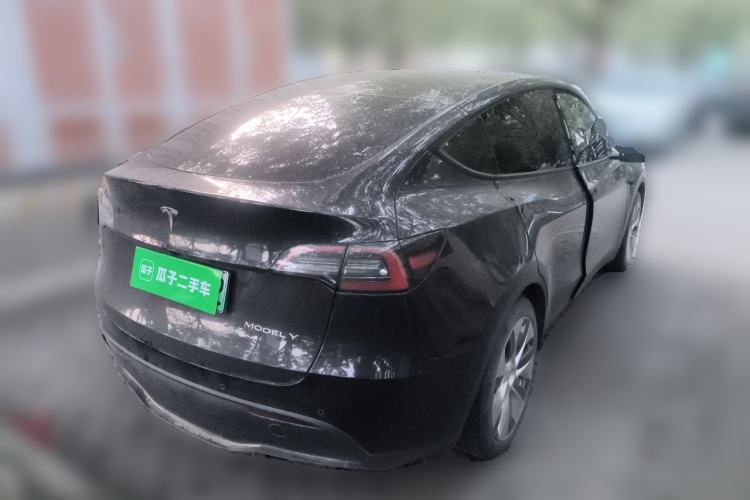 Used Tesla Model Y 2022 Rear-Wheel-Drive Version Rear Right 45 Deg