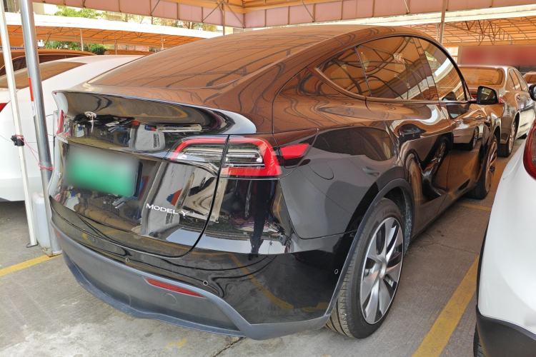 Used Tesla Model Y 2022 Revised Version Rear-Wheel Drive Rear Right 45 Deg