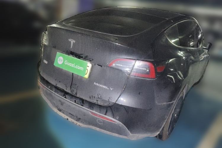 Used Tesla Model Y 2022 Revised Version Rear-Wheel Drive Rear Right 45 Deg