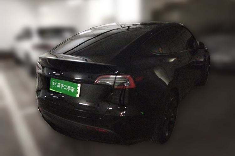 Used Tesla Model Y 2022 Performance High-Performance All-Wheel-Drive Version Rear Right 45 Deg
