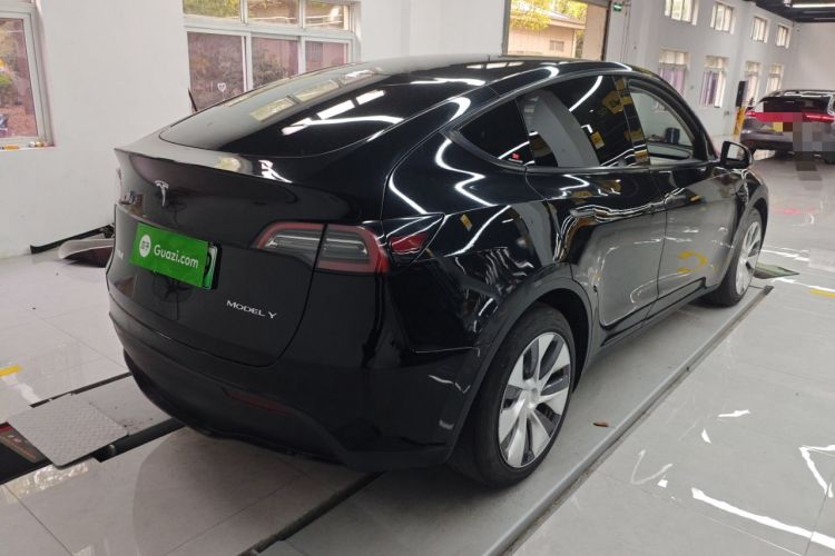 Used Tesla Model Y 2022 Revised Version Long-Range All-Wheel Drive Rear Right 45 Deg