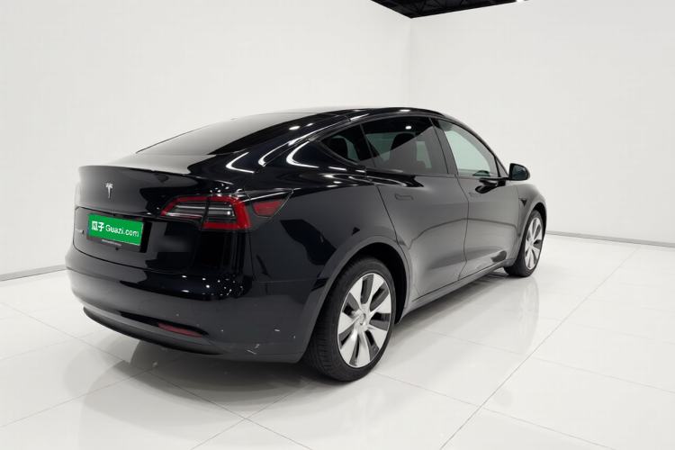 Used Tesla Model Y 2022 Revised Version Long-Range All-Wheel Drive Rear Right 45 Deg