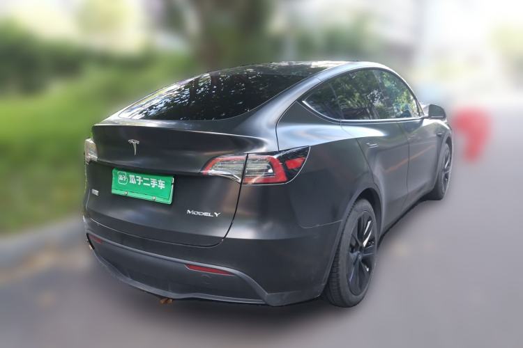 Used Tesla Model Y 2022 Revised Version Rear-Wheel Drive Rear Right 45 Deg