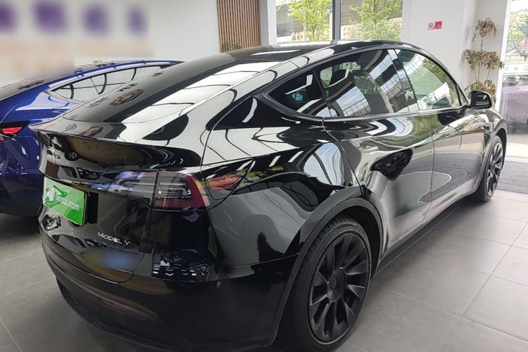 Used Tesla Model Y 2022 Revised Version Rear-Wheel Drive Rear Right 45 Deg