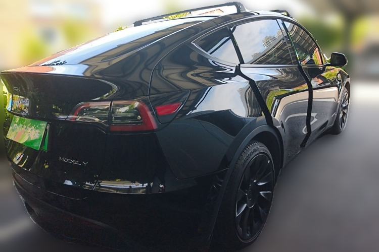Used Tesla Model Y 2022 Revised Version Long-Range All-Wheel Drive Rear Right 45 Deg