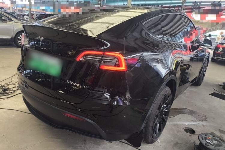 Used Tesla Model Y 2022 Revised Version Long-Range All-Wheel Drive Rear Right 45 Deg