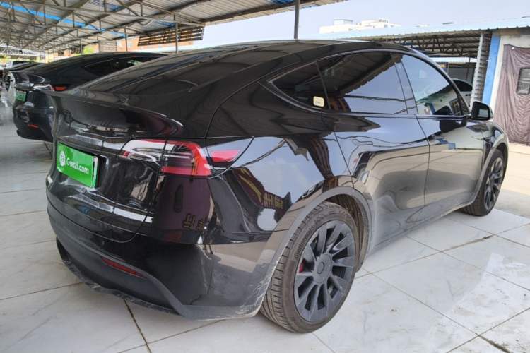 Used Tesla Model Y 2022 Revised Version Rear-Wheel Drive Rear Right 45 Deg