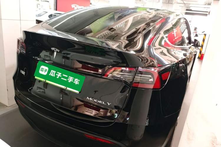 Used Tesla Model Y 2022 Revised Version Rear-Wheel Drive Rear Right 45 Deg