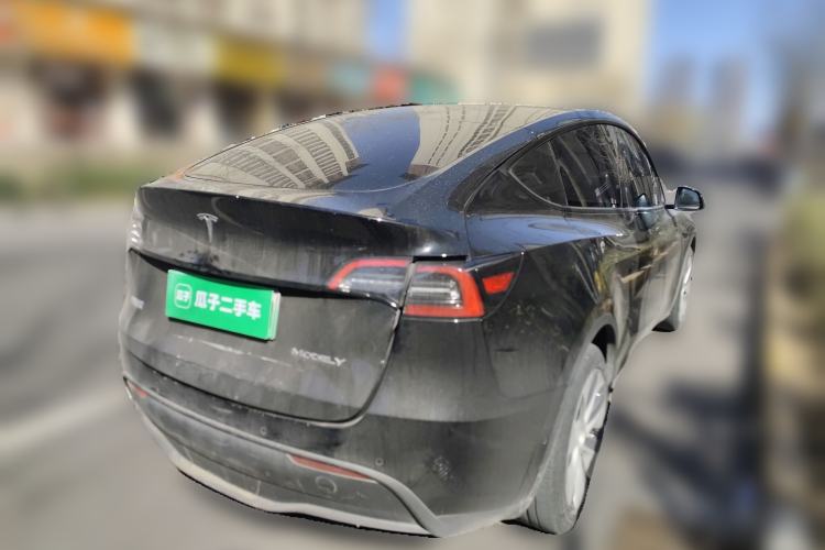 Used Tesla Model Y 2022 Revised Version Long-Range All-Wheel Drive Rear Right 45 Deg