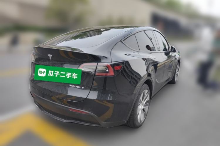 Used Tesla Model Y 2022 Revised Version Rear-Wheel Drive Rear Right 45 Deg