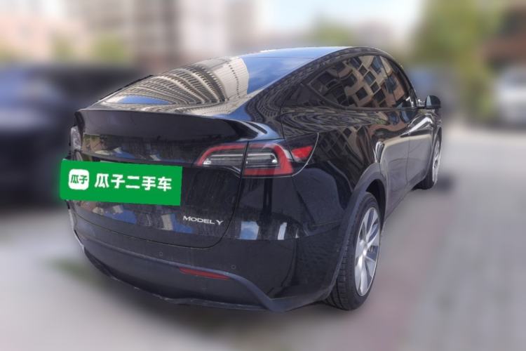Used Tesla Model Y 2022 Revised Version Long-Range All-Wheel Drive Rear Right 45 Deg