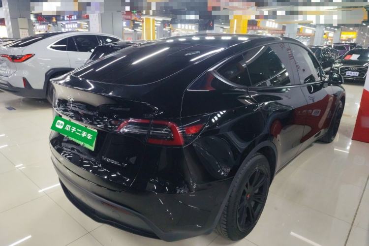 Used Tesla Model Y 2022 Revised Version Rear-Wheel Drive Rear Right 45 Deg