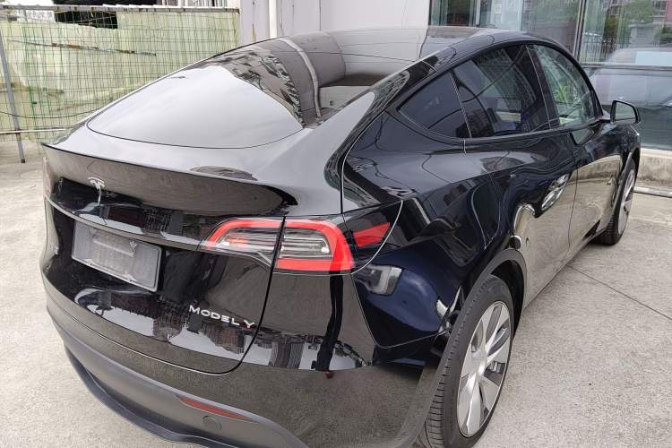 Used Tesla Model Y 2022 Revised Version Rear-Wheel Drive Rear Right 45 Deg