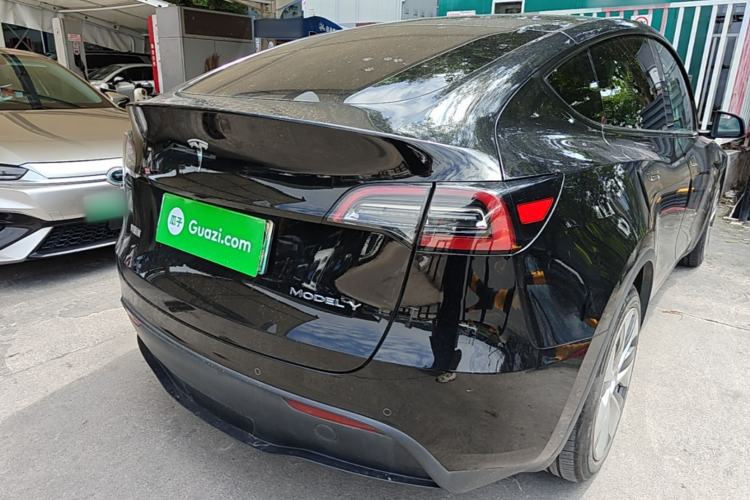 Used Tesla Model Y 2022 Revised Version Long-Range All-Wheel Drive Rear Right 45 Deg