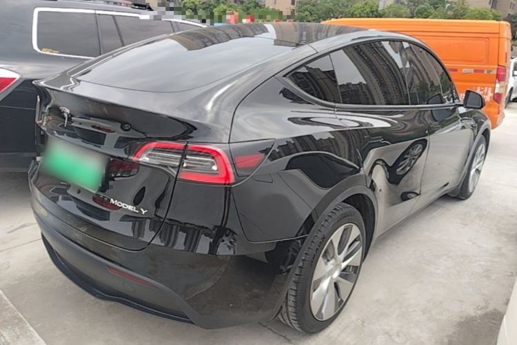 Used Tesla Model Y 2022 Revised Version Rear-Wheel Drive Rear Right 45 Deg