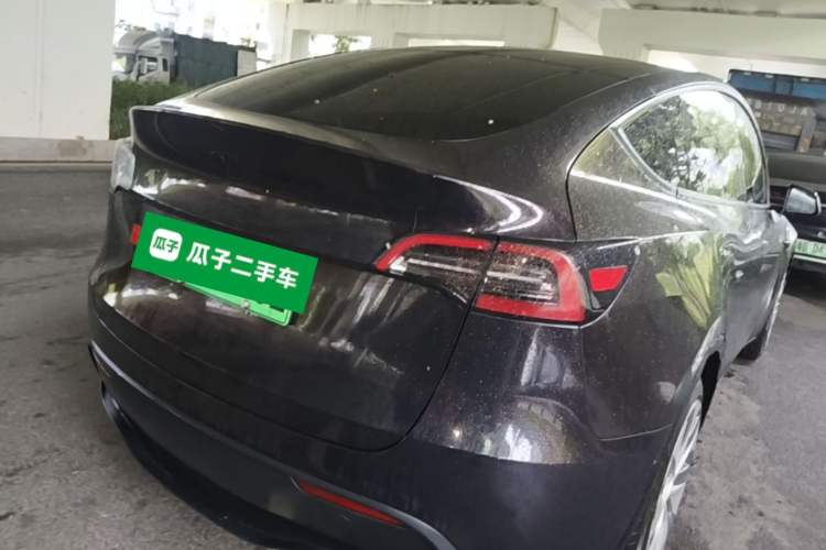 Used Tesla Model Y 2022 Revised Version Rear-Wheel Drive Rear Right 45 Deg