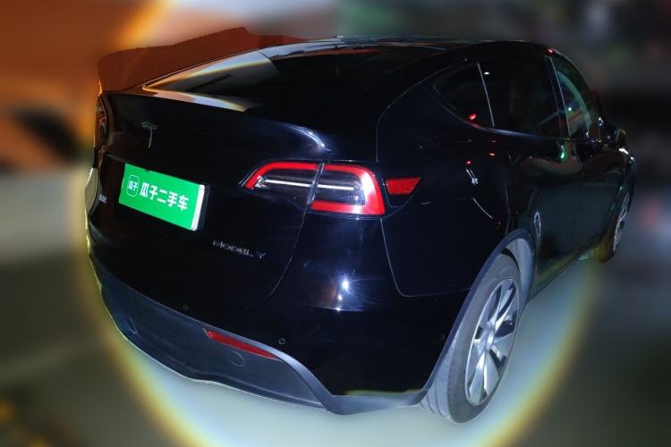 Used Tesla Model Y 2022 Revised Version Rear-Wheel Drive Rear Right 45 Deg