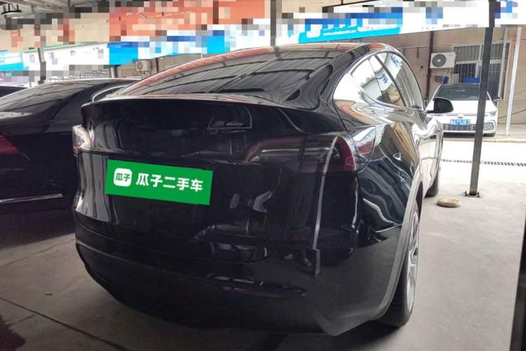 Used Tesla Model Y 2022 Revised Version Long-Range All-Wheel Drive Rear Right 45 Deg