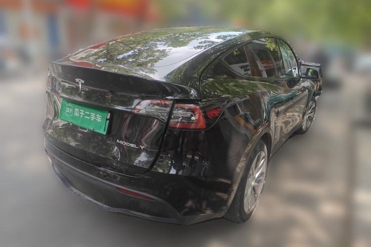 Used Tesla Model Y 2022 Revised Version Rear-Wheel Drive Rear Right 45 Deg