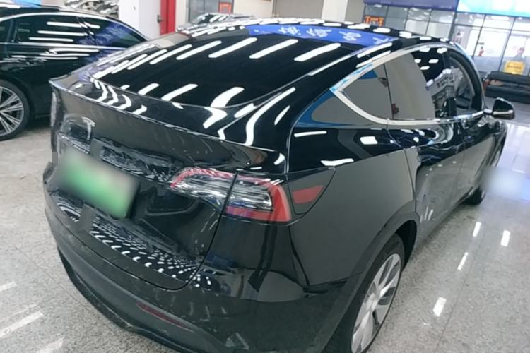 Used Tesla Model Y 2022 Revised Version Long-Range All-Wheel Drive Rear Right 45 Deg