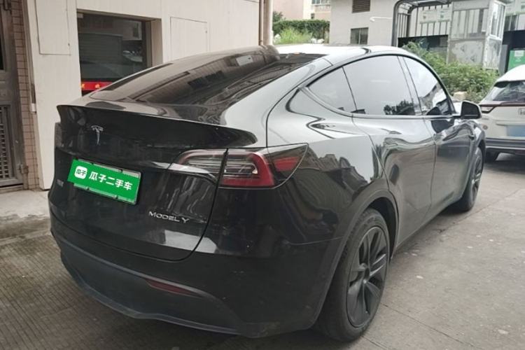 Used Tesla Model Y 2022 Revised Version Rear-Wheel Drive Rear Right 45 Deg