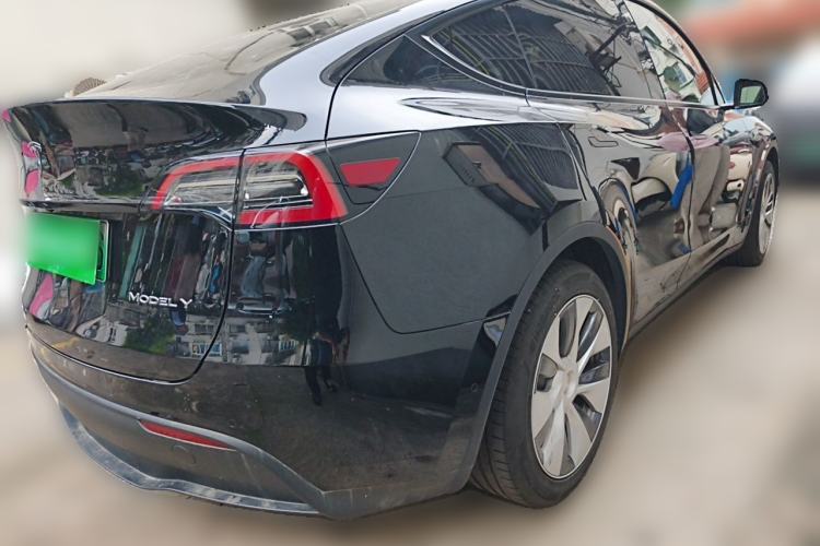 Used Tesla Model Y 2022 Rear-Wheel-Drive Version Rear Right 45 Deg