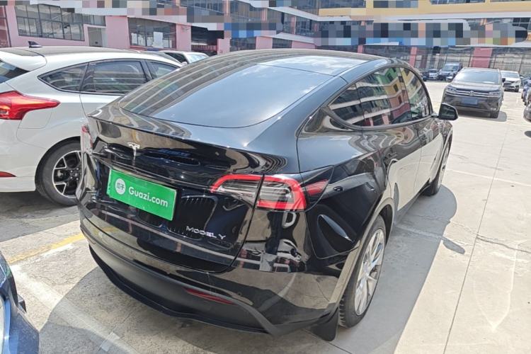 Used Tesla Model Y 2022 Revised Version Rear-Wheel Drive Rear Right 45 Deg