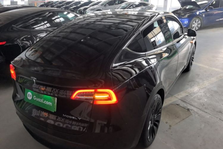 Used Tesla Model Y 2022 Revised Version Rear-Wheel Drive Rear Right 45 Deg