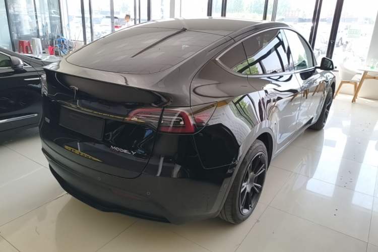 Used Tesla Model Y 2022 Revised Version Rear-Wheel Drive Rear Right 45 Deg