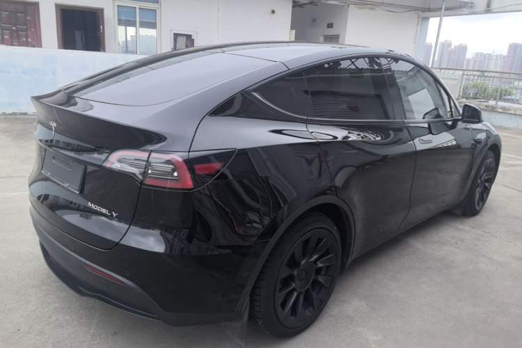 Used Tesla Model Y 2022 Revised Version Rear-Wheel Drive Rear Right 45 Deg