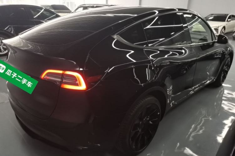 Used Tesla Model Y 2022 Revised Version Long-Range All-Wheel Drive Rear Right 45 Deg