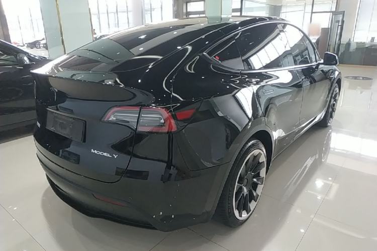 Used Tesla Model Y 2022 Revised Version Rear-Wheel Drive Rear Right 45 Deg