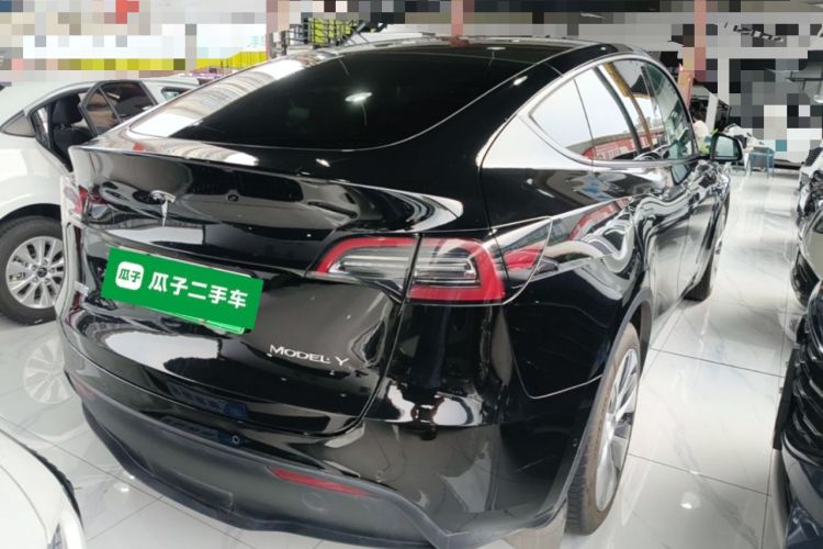 Used Tesla Model Y 2022 Revised Version Rear-Wheel Drive Rear Right 45 Deg