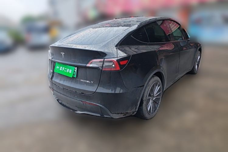 Used Tesla Model Y 2022 Revised Version Rear-Wheel Drive Rear Right 45 Deg